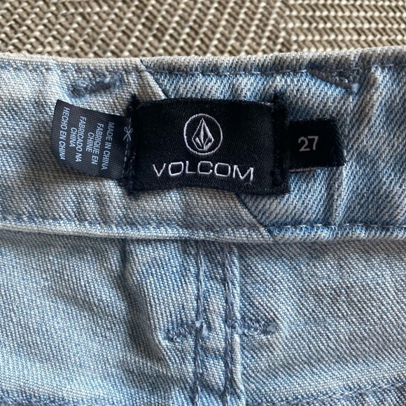 NWT VOLCOM Girlfriend high-rise VOL Stone Shorts size 27 - Picture 8 of 11